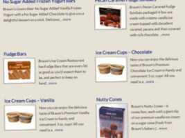 Braum's Ice Cream Dairy Store menu