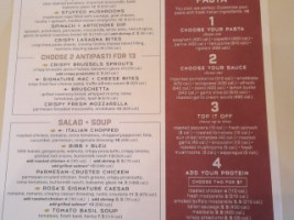 Romano's Macaroni Grill menu