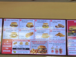 Freddy's Frozen Custard Steakburgers menu