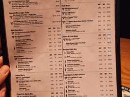 Bj's Brewhouse menu