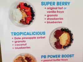 Menchie's Frozen Yogurt menu