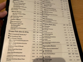 Bj's Brewhouse menu