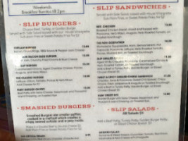 The Slip Bar And Eatery Restaurant menu