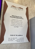 Potato Valley Café menu