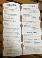 Potato Valley Café menu