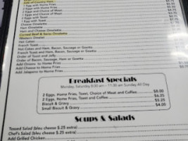 Fort Wright Family menu