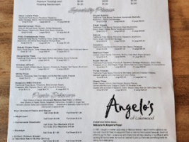 Angelo's Pizza menu