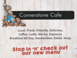 Cornerstone Cafe menu