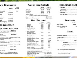 Collamer Stop Shop menu