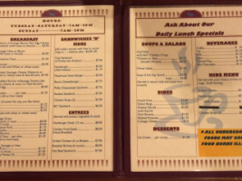 Home Town Cafe menu