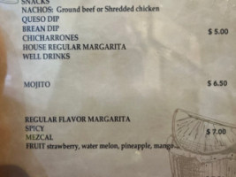 El Meson Mexican menu