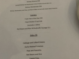 Tributary Café menu