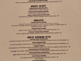 Fireside Kitchen menu