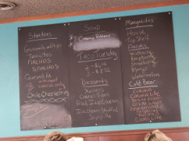 Ortega's menu