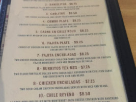 Cancun Mexican menu