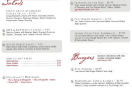 On A Roll Cafe And Catering menu