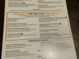 Hacienda Colorado menu