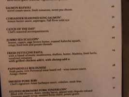 Mission Ranch menu