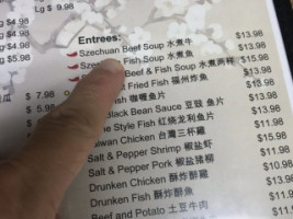 Wu Hoos Asian Bistro menu