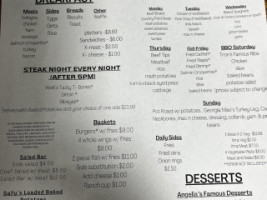 Southland menu