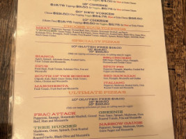 The Alpine Restaurant And Bar menu