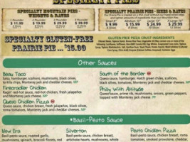 Beau Jo's Evergreen menu