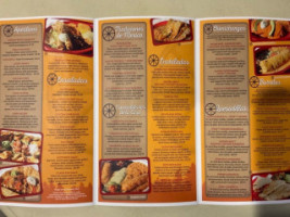 La Carreta Mexican menu