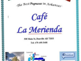 Cafe La Merienda menu