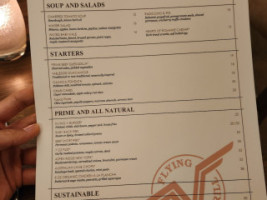 Flying V Grill menu