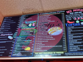 Fitos Taco Shop menu