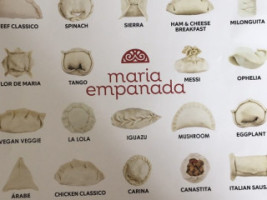 Maria Empanada South Broadway menu