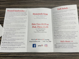 The Press Cafe And Bistro menu