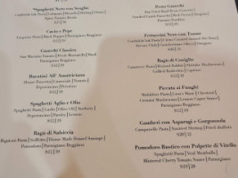 Osteria I Nonni menu