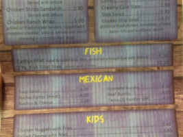 Bk's Place menu