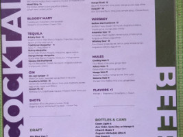 Tryst Cafe menu