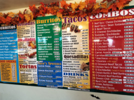 Nico's Mexican Food menu