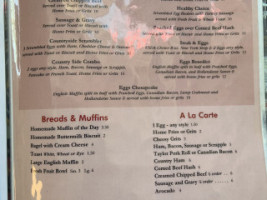 Country Side Café menu