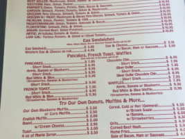 Lakeside Diner menu