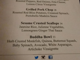 Rye Grill menu