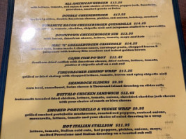 Sonoma's Grill menu