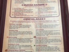 Puerto Vallarta menu