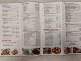 Asian Cafe menu