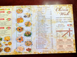 China Wok menu