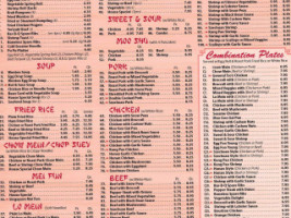 China Star menu