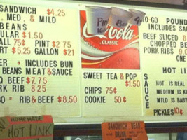 Wild Horse Mountain -b-que menu