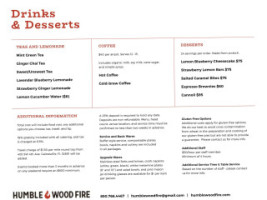 Humble Wood Fire (pizza Trailer) menu