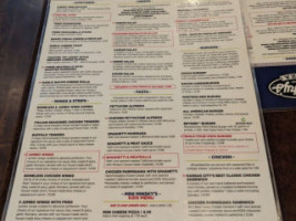 Minsky's Pizza menu