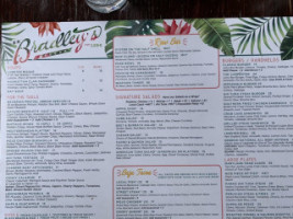 E.r. Bradley's Saloon menu