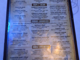 Farrell's Of Brooklyn menu