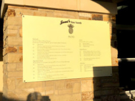 Jami’s Fine Foods menu